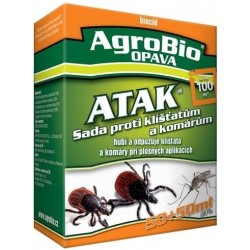 Atak - Sada proti klíšťatům a komárům 100+100 ml